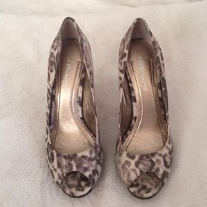 BCBG Leopard Print Pumps